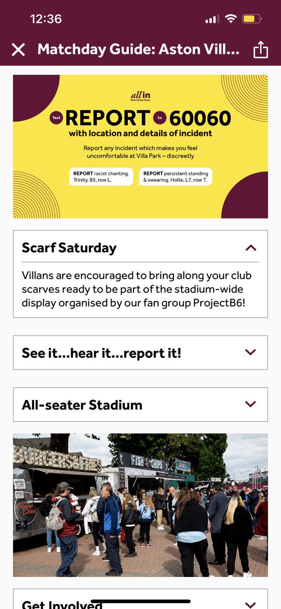Eagle eyed supporters may of seen it already, majority won’t even see it mind 😂

🧣 #ForwardTogether #avfc 🧣