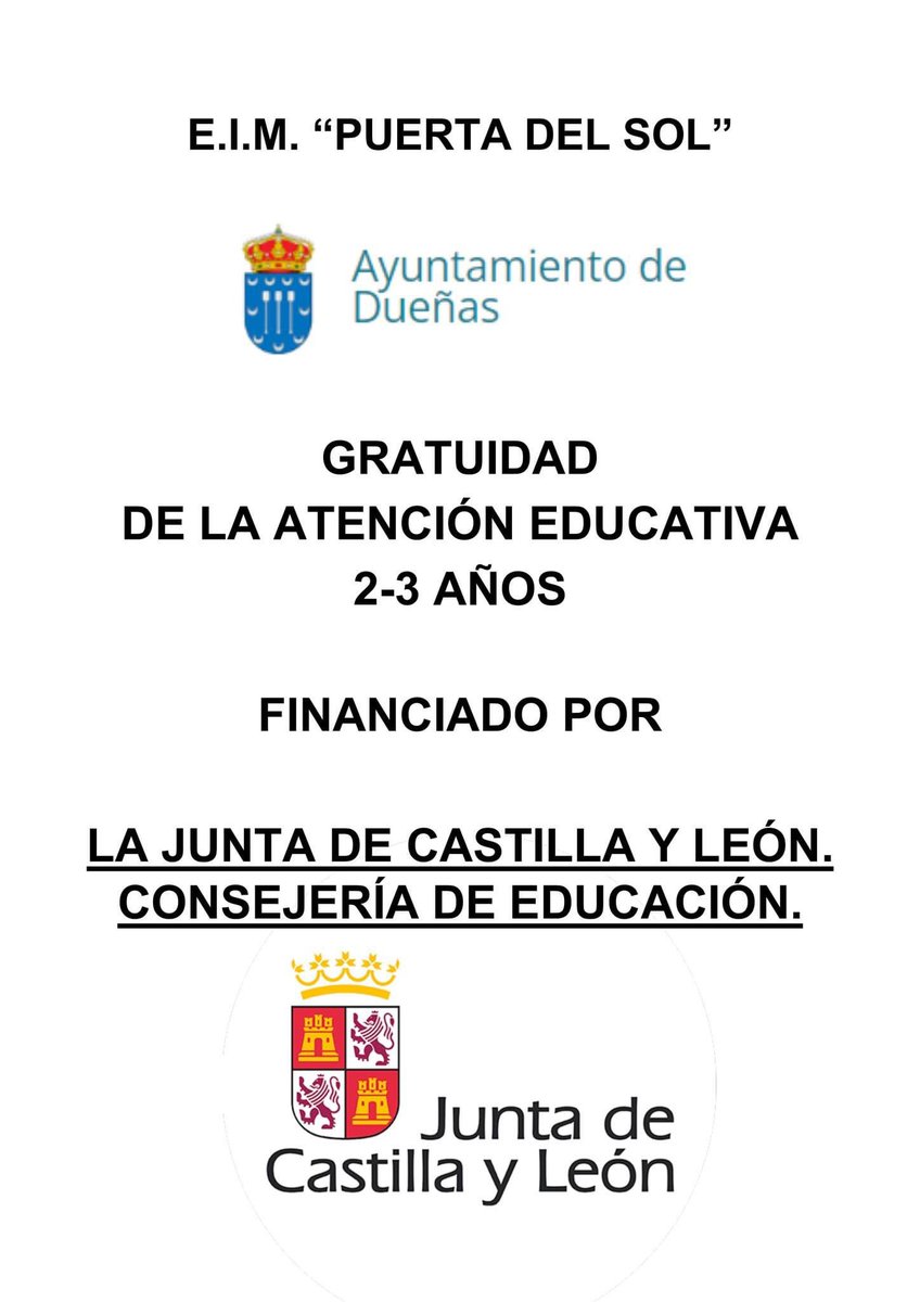 CativosEi's tweet photo. Os recordamos que en la EIM Puerta del Sol, en Dueñas (Palencia), la Junta de Castilla y León financia la gratuidad para los niños y niñas de 2-3 años 😊

📸Y aprovechamos para enseñaros nuevas fotos de lo mucho que trabajan los peques allí 🥰

#Cativos #escuelainfantil https://t.co/ZmZJBMcLSW