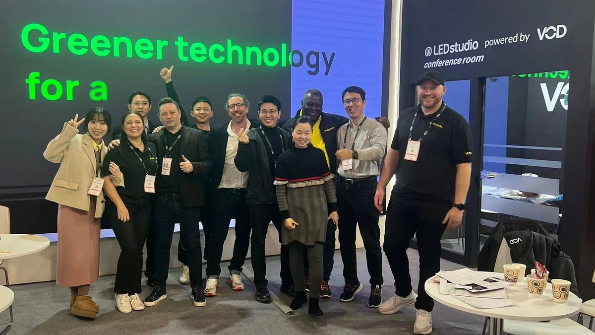VOD__Visual's tweet image. Today is the last day to experience a range of industry-leading LED technologies from #VODVisual at #ISE2023. Be sure to check out our amazing new LED displays designed to simplify LED and enhance the sustainability of your next projects.

Find us on Booth 3R250!