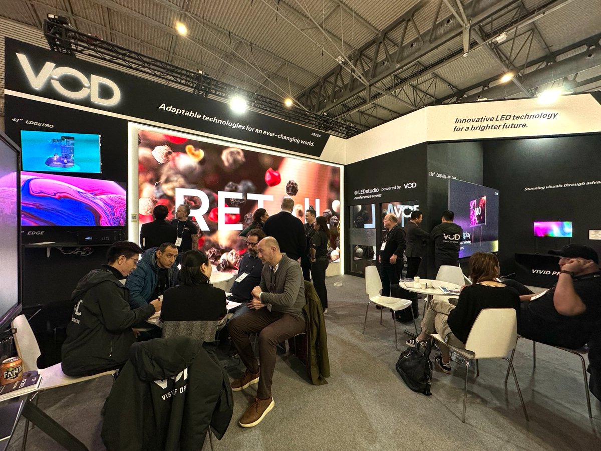 VOD__Visual's tweet image. Today is the last day to experience a range of industry-leading LED technologies from #VODVisual at #ISE2023. Be sure to check out our amazing new LED displays designed to simplify LED and enhance the sustainability of your next projects.

Find us on Booth 3R250!