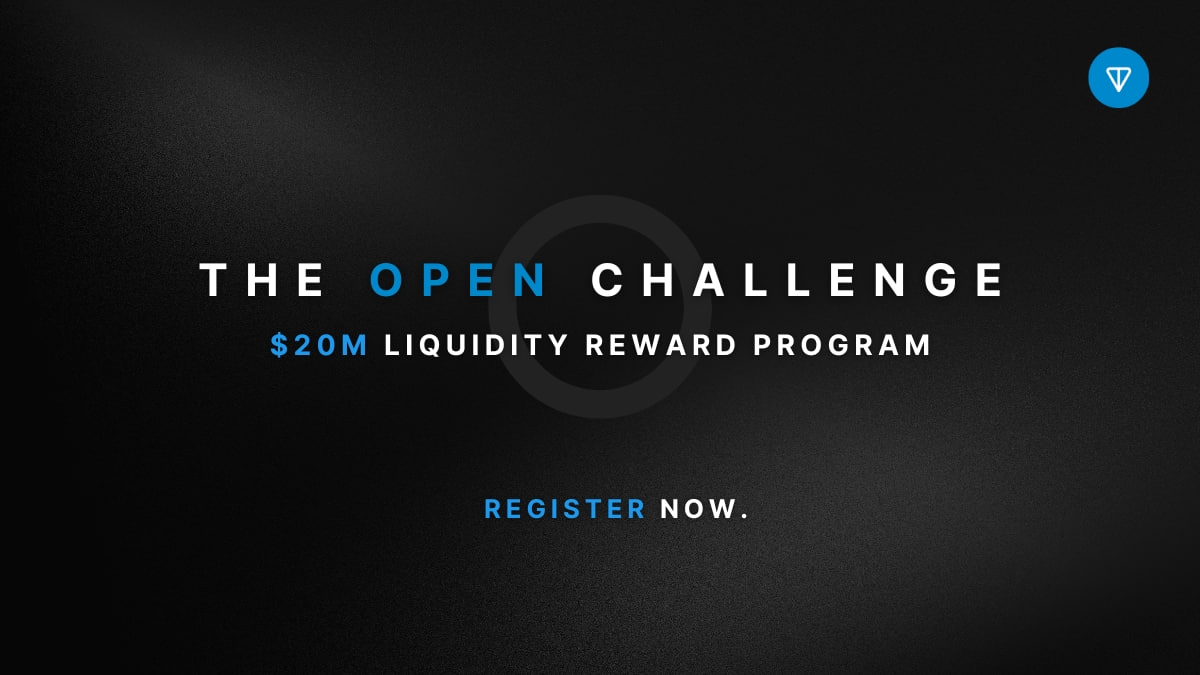 ton_blockchain's tweet photo. 1/ 👇🫡

In need of dry power? Because deployment is on the way for #builders on TON💸🛠️

We are excited to announce the launch of "The Open Challenge"💎🔥

The Open Challenge (or TOC for short) is a reward program for projects on #TON that aims to increase #TVL in the ecosystem. https://t.co/bk05203eJ2