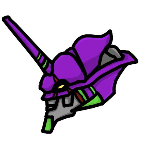初号機暇つぶしに描きました 
