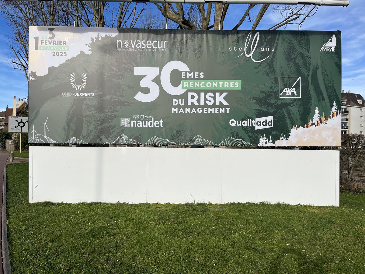 Clap de fin des 30èmes rencontres du Risk Management de l’Amrae : Bel anniversaire de rendez vous incontournable des acteurs du risque d’entreprises, auquel AXA apporte son soutien ⁦⁦! <a href="/AXAFrance/">AXA France</a>⁩ ⁦<a href="/MontaneJeanluc/">Jean-Luc Montané</a>⁩ ⁦<a href="/guiborie/">Guillaume Borie</a>⁩ ⁦<a href="/AMRAE_officiel/">AMRAE</a>⁩