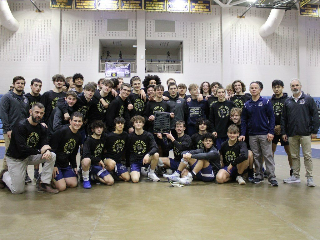 AthleticsFord's tweet photo. Congratulations to the 2023 PAC Wrestling Champions! #springfordproud #wrestling #PAC @WrestlingSf https://t.co/aNop84QBEd