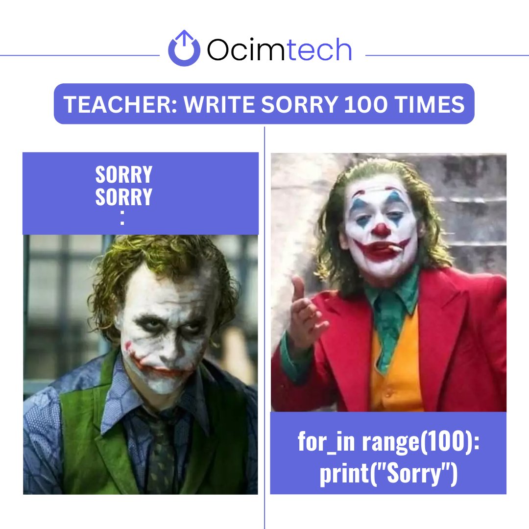 ocimtech's tweet photo. When your life goal is to be a Software Engineer 

#ocimtech #softwareengineer #softwaredeveloper #programming #coding #developer #programmer #software #computerscience #javascript #coder #webdeveloper #codinglife #python #code #java #softwaredevelopment #webdevelopment https://t.co/7fYUX1nRJ0