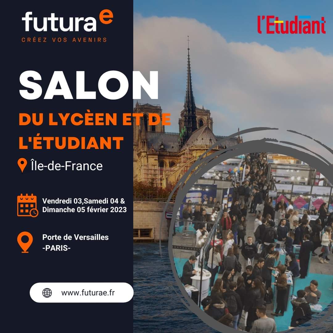 futuraeEdu's tweet photo. 👀 Vous êtes intéressés par les métiers des industries créatives et du digital ?
🎯 Rendez-vous du Vendredi 3 au Dimanche 5 février 2023 au Salon du lycéen et de @letudiant au Porte de Versailles à #Paris
#Marketingdigi #Parcoursup #Jeuxvidéo #Animation3D #techaudio #comdigi https://t.co/z41wr9ZOQj