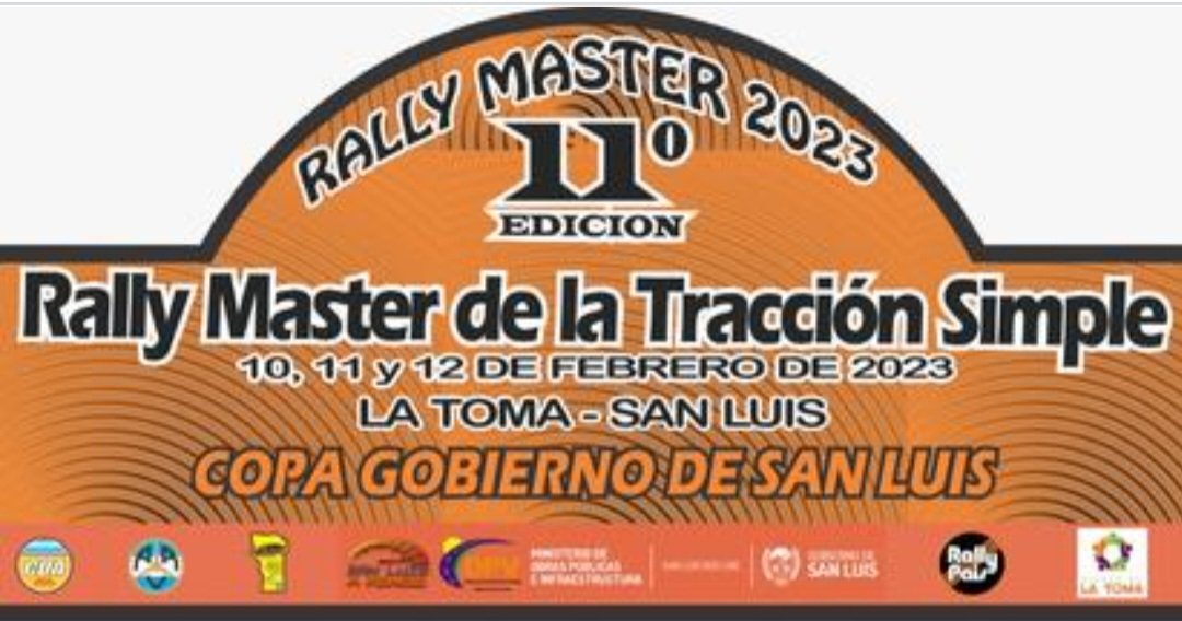 RondinaMarcelo's tweet image. #RallyMaster 2023 en La Toma, San Luís. Gran cantidad de inscriptos de todo el país  10/11y 12 de febrero, cobertura especial de #RondiRally para @AmericaSportsTV y el canal exclusivo de #Youtube