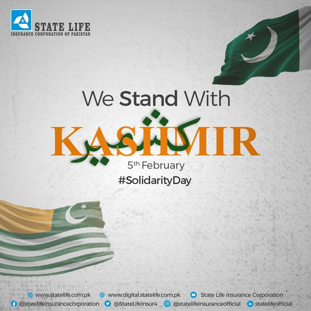 We stand with our Kashmiri brothers.

#StateLife #SolidarityDay