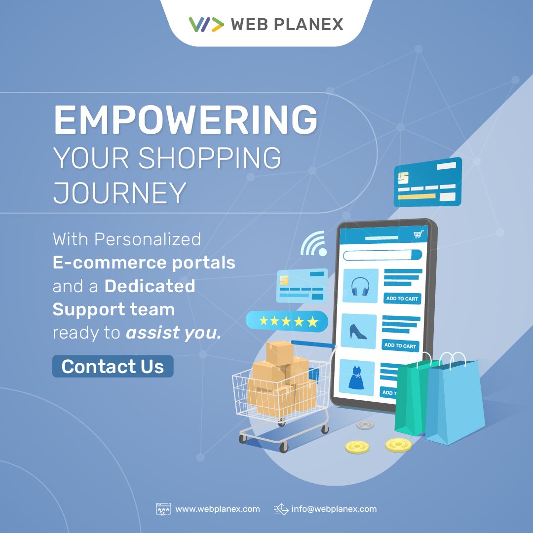 webplanex's tweet image. High Quality and Advanced Technology Driven Web solutions.  Grow your Business Online. So, Why wait Develop your Ecommerce Portals. Mobile App, Android &amp;amp; iOS Apps, responsive website.
Contact us:- webplanex.com
#ecommerce #webappdeveloment #webapps #shopify #webplanex