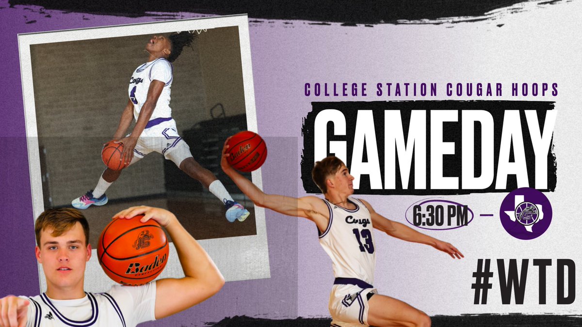 CSCougarHoops's tweet photo. Playoff race will come down to the wire. Need you at Cougar Gym tonight as we host 1st place Rudder. Only 2 home games left! 

⏰ Fish A &amp; JV 5:00, Fish B &amp; V 6:30
🎟️ https://t.co/JT125svej9 https://t.co/B4c0cc0wbo