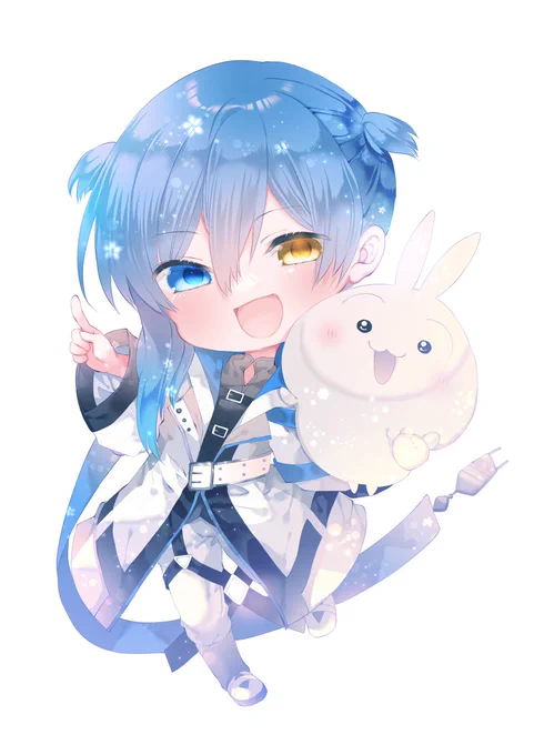 みてみて+.(ノ*・ω・)ノ*. ミニツインのハルカ様-+.(ノ*・ω・)ノ*.  #描いたよ春夏くん 