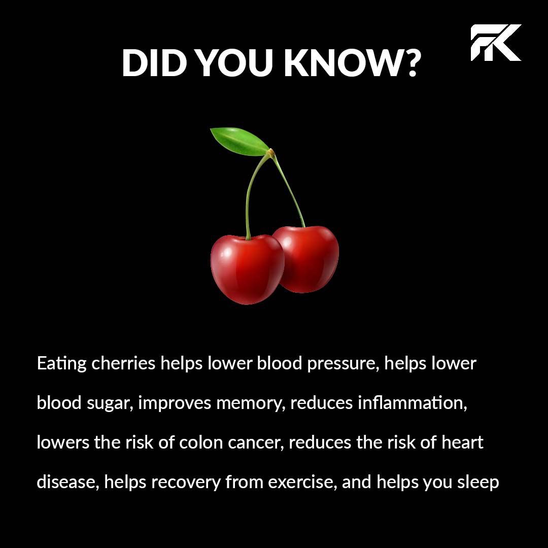 FitKilter's tweet photo. Must Try these cute little cherries 🍒 as they are packed with alot of benefits 💪
-
If you find this post useful Drop ✌️in comment section 
-
#fitkilter #fk #fitkilterian #fkfitness #fitness #workout #fit #motivation #fktraining #health #cherries🍒  #diet #benefitsofcherries https://t.co/dg6fA76vaK