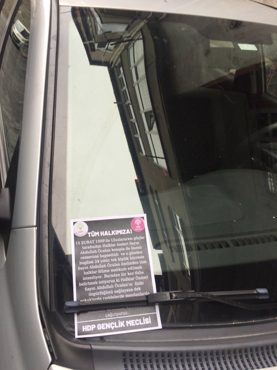 15 Şubat 1999'da Sayın Abdullah Öcalan uluslararası güçler tarafından bir komplo ile imralı hapishanesine getirildi.
Bu komplo yıl döneminde burada belirtmek istiyoruz ki sayın Öcalanı özgürleştirecegiz!
#TecriteSon
#SayınÖcalanaÖzgürlük