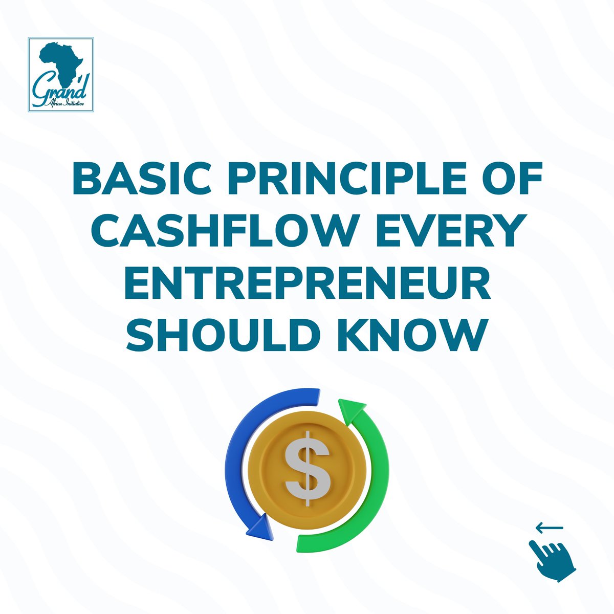GAIN_Africa's tweet image. The basic principle of cashflow every entrepreneur should know.

Save this post for later!👌

Follow @GAIN_Africa for more tips and information to help you grow.

#GAIN #grandafricainitiative #toolsforentrepreneurs #growthtips #personalgrowth #business #businessgrowth