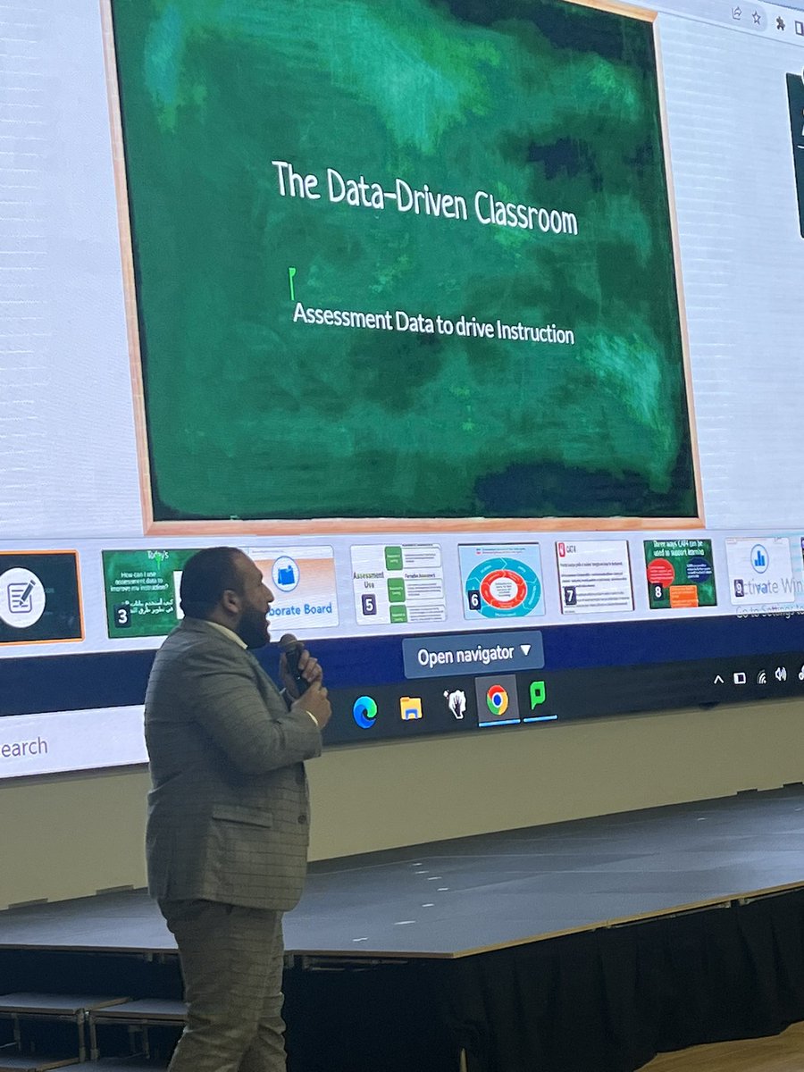 Ahmad Kamal talks about the data driven classroom @collabuae @rgsguildforddxb  #CollabUAETM