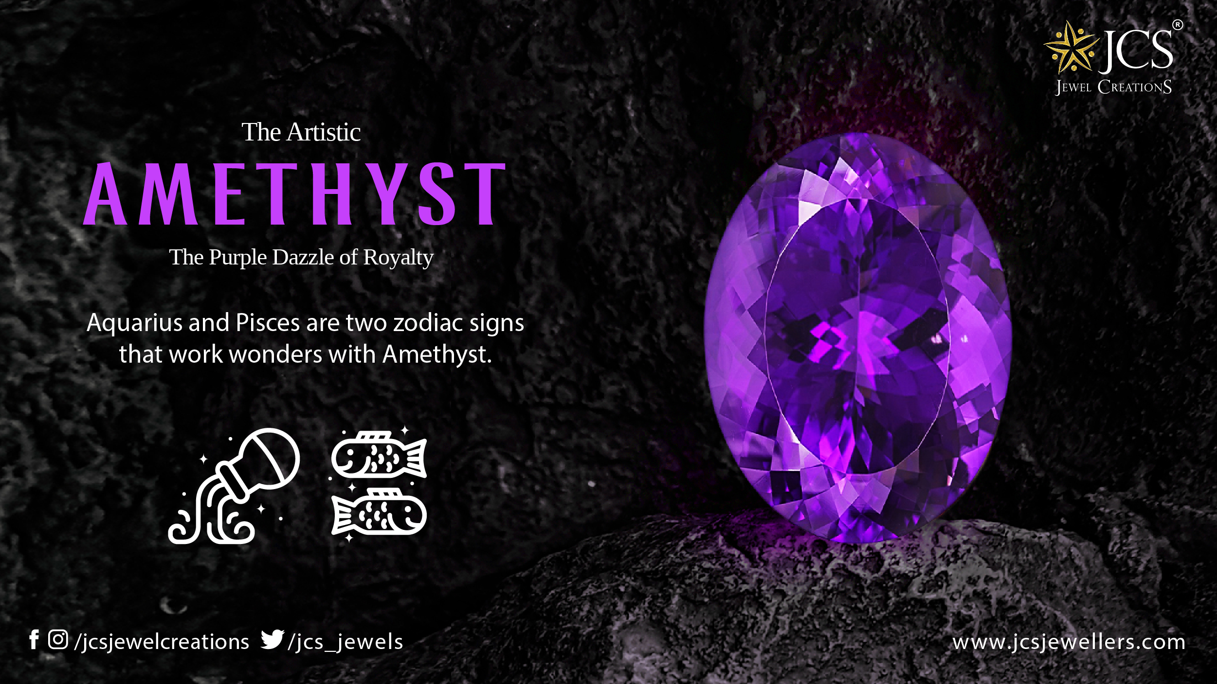 JCS Jewel Creations on X Invoking love and spirituality Amethyst is the February birthstone which comes in a range of vivid purple hues and embodies royalty. Here s a closer look at this