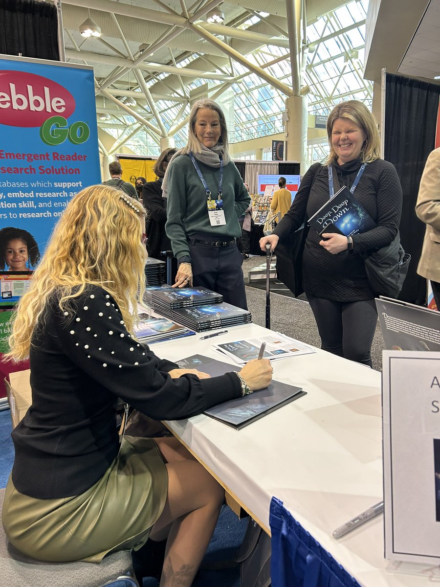 WOW! I had a magical experience signing books for Deep, Deep Down at the OLA! Go STEM! What incredible #librarians and #teacherlibrarians…
#ONLibraryAssoc #OLASC. Thank you @CapstonePub and @Miranda_Paul. #kidlit #amwriting #amreading