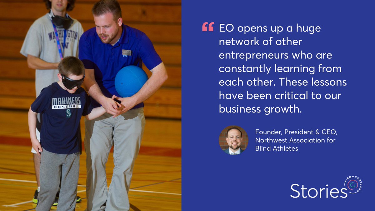 EOPortland's tweet photo. With @NWABA, Billy Henry’s vision has never been clearer. He says the organization has the bold goal to serve 5,000 blind and vision impaired people by 2030. 
https://t.co/H72ApDH33W https://t.co/bYL5ZgeNj2