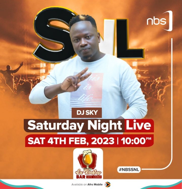 Tusimbuddeeeeeeee this Saturday..
Tomorrow, we are live @larooftoplounge for the biggest night SNL ..ft the best of the best
#NBSSNL