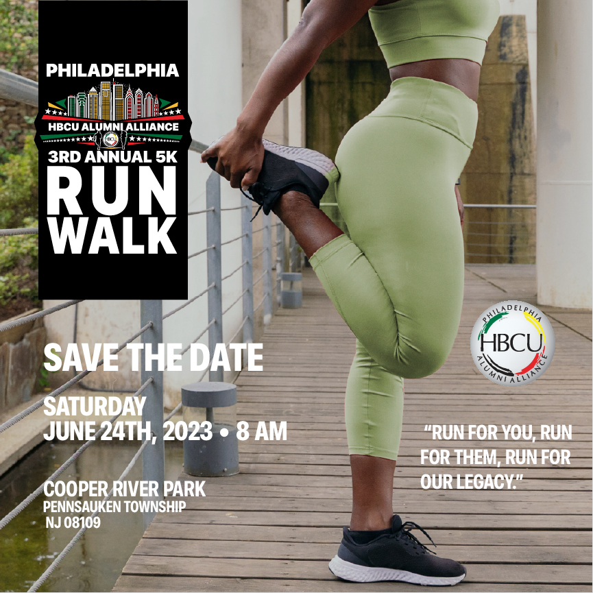 Save the Date. Year 3! The 3rd annual Philadelphia HBCU Alumni Alliance 5K Run/Walk. More details to come. #philadelphiahbcualumnialliance #phillyhbcualumnialliance #hbcusmatter #hbcus