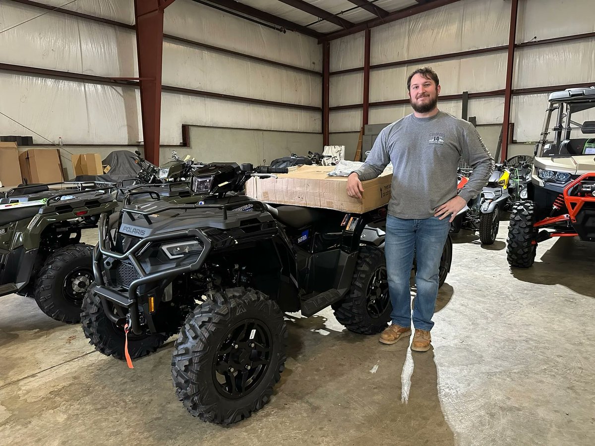Congratulations to Bryan Burton from Clinton, MS for purchasing a 2022 Polaris Sportsman 570 Trail at Hattiesburg Cycles! #polaris #sportsman