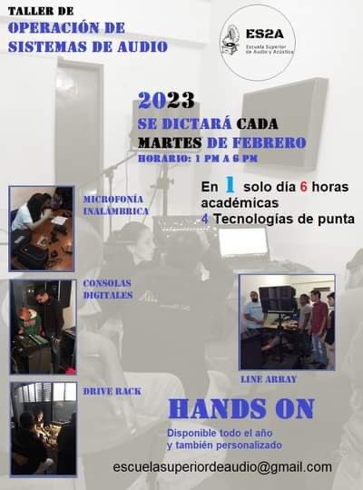Escuela Audio es2a tweet media