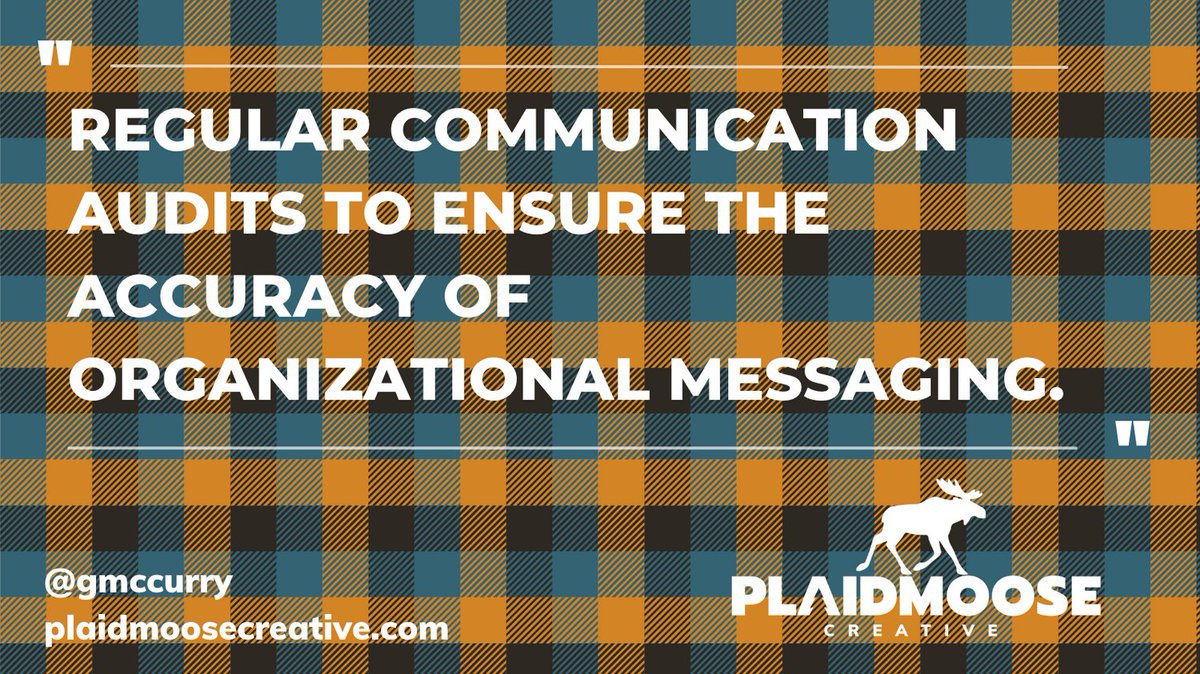 gmccurry's tweet photo. How's that for corporate talk? You audit everything else, why not your communications?

https://t.co/0fHZyumLfb

#plaidmoose #mplscreative #creativeagency #graphicdesign #womenowned #plaidmoosecreative #branding #brand #creative #marketing #design #agency #creativeagency #WOSB https://t.co/12hVuXBjXJ