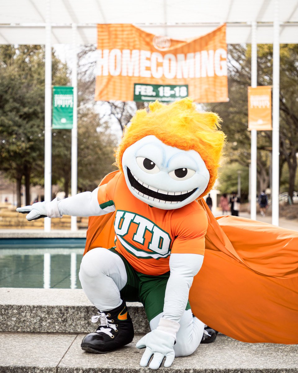 Official_Temoc's tweet photo. Comets, Homecoming is Feb. 15-18 and youβre invited to join me for a week packed with school spirit, freebies, fun activities and events! https://t.co/1bYQGdzJiF
#utdhoco https://t.co/CXk3a37zKv