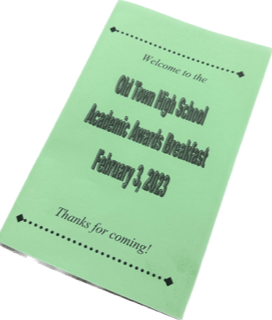 This morning, we recognized over 100 students who have earned letters, academic insignias or service bars for their hard work in the classroom.  Congratulations to All!