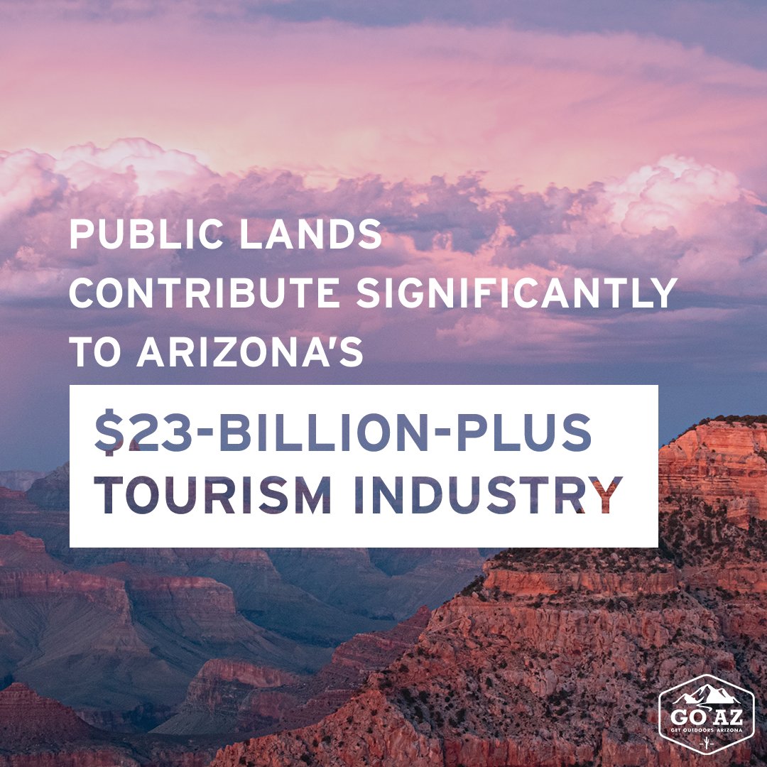 Protect our public lands in Arizona and watch our tourism and #OutdoorIndustry grow — it’s just math. #OutdoorRecreation