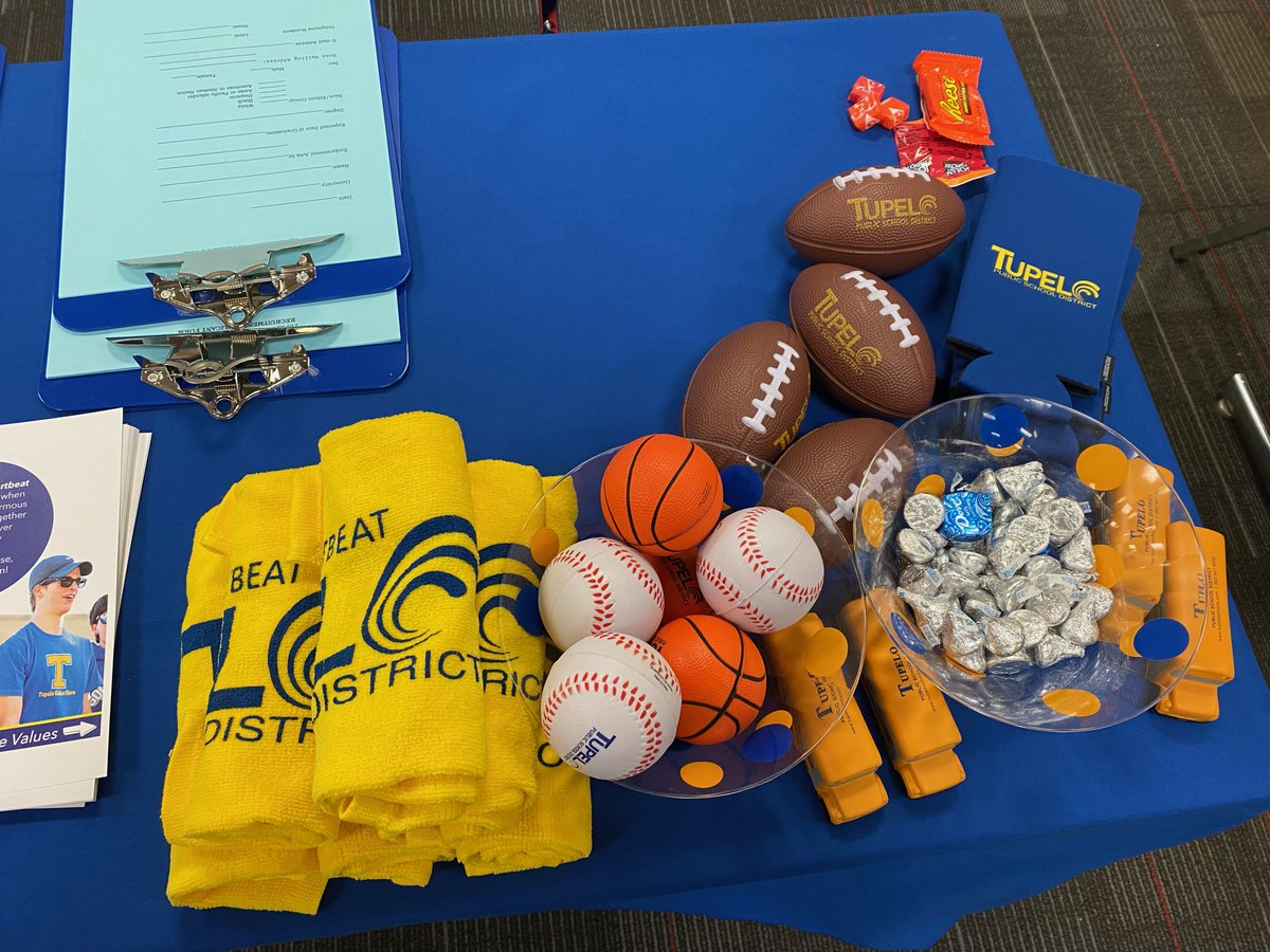 tupeloschools's tweet photo. We're at @OleMiss today recruiting future #TSPD teachers. https://t.co/1Uds7ND56X