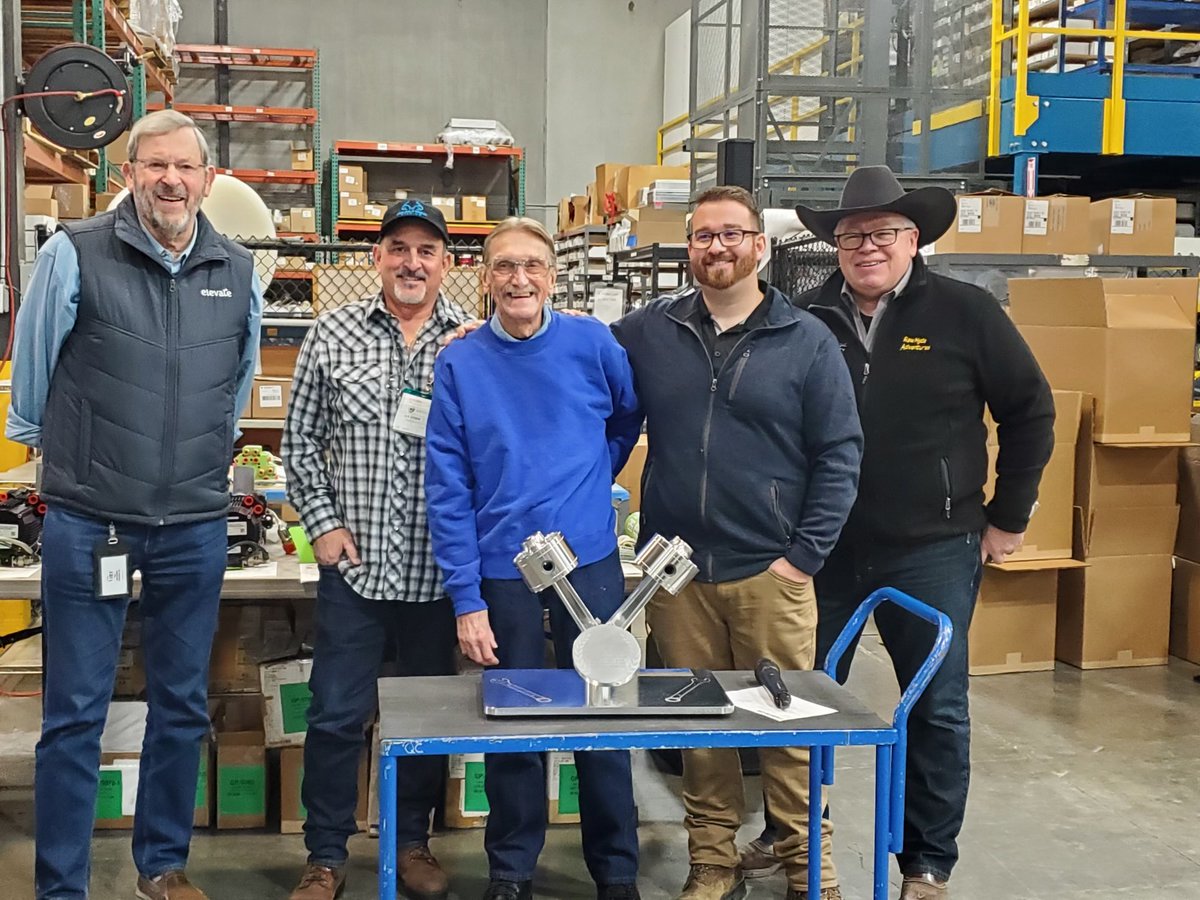 Congratulations to Dennis Hughes, now officially retired 45 year Production Assembler at Rix! – We are so grateful for your hard work and dedication. Cheers to a happy retirement!