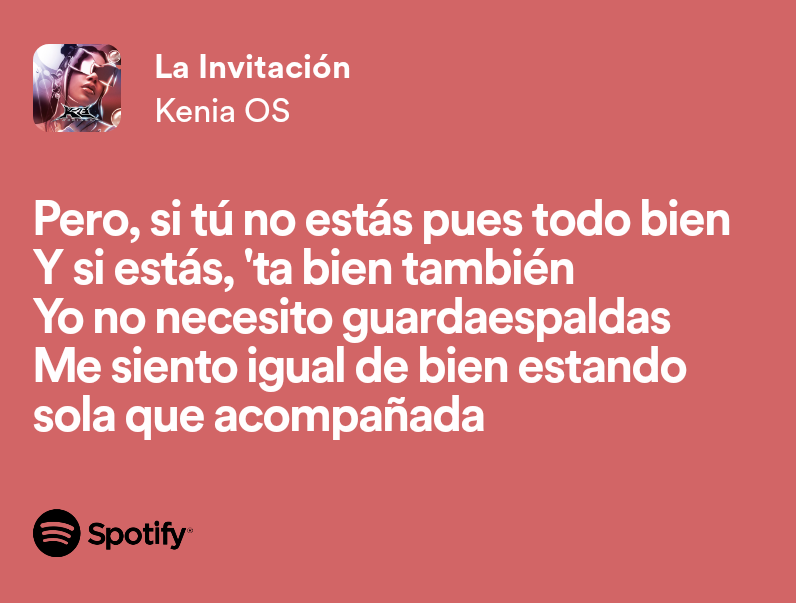 Esta no porque lloro