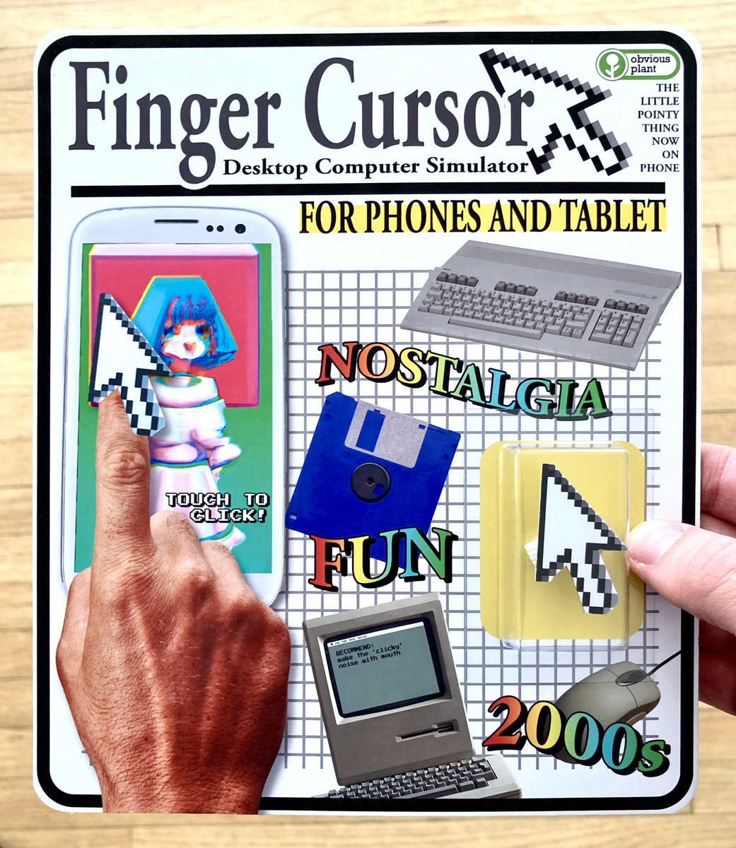 A cursor you put on your finger for phones and mobile
