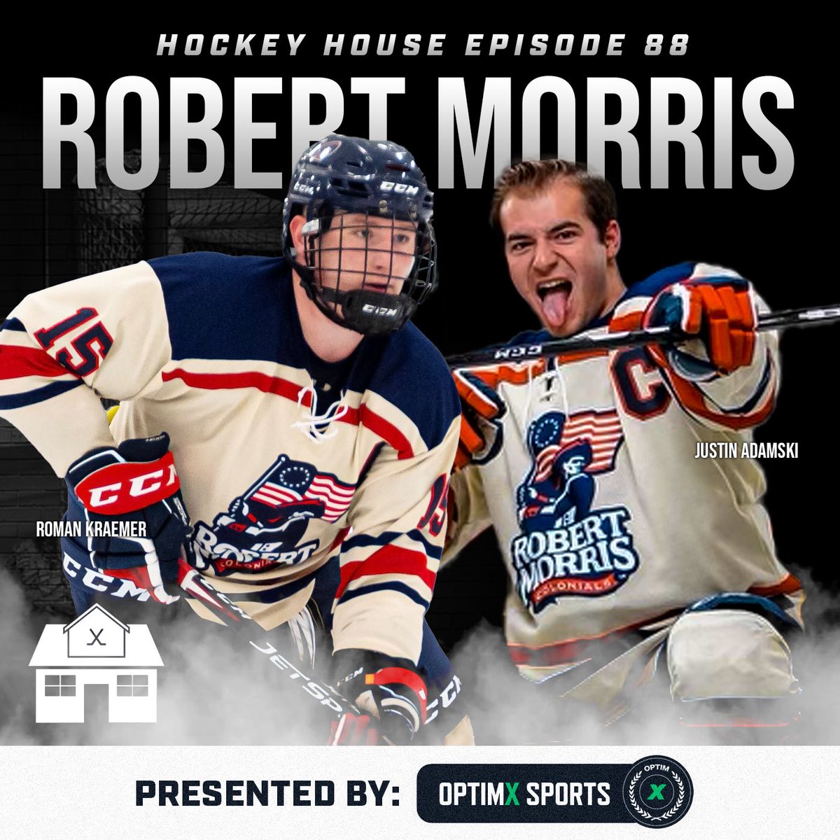 hockeyhousepod's tweet photo. Episode 88 is out! 🇺🇸

@adamski_justin and @rkraemer3 from @rmuachad1hky join the show to share their stories from an eventful season on the island.

Now available on Spotify and Apple Podcasts. Link in bio.🎙️ https://t.co/am9WhI3PvL