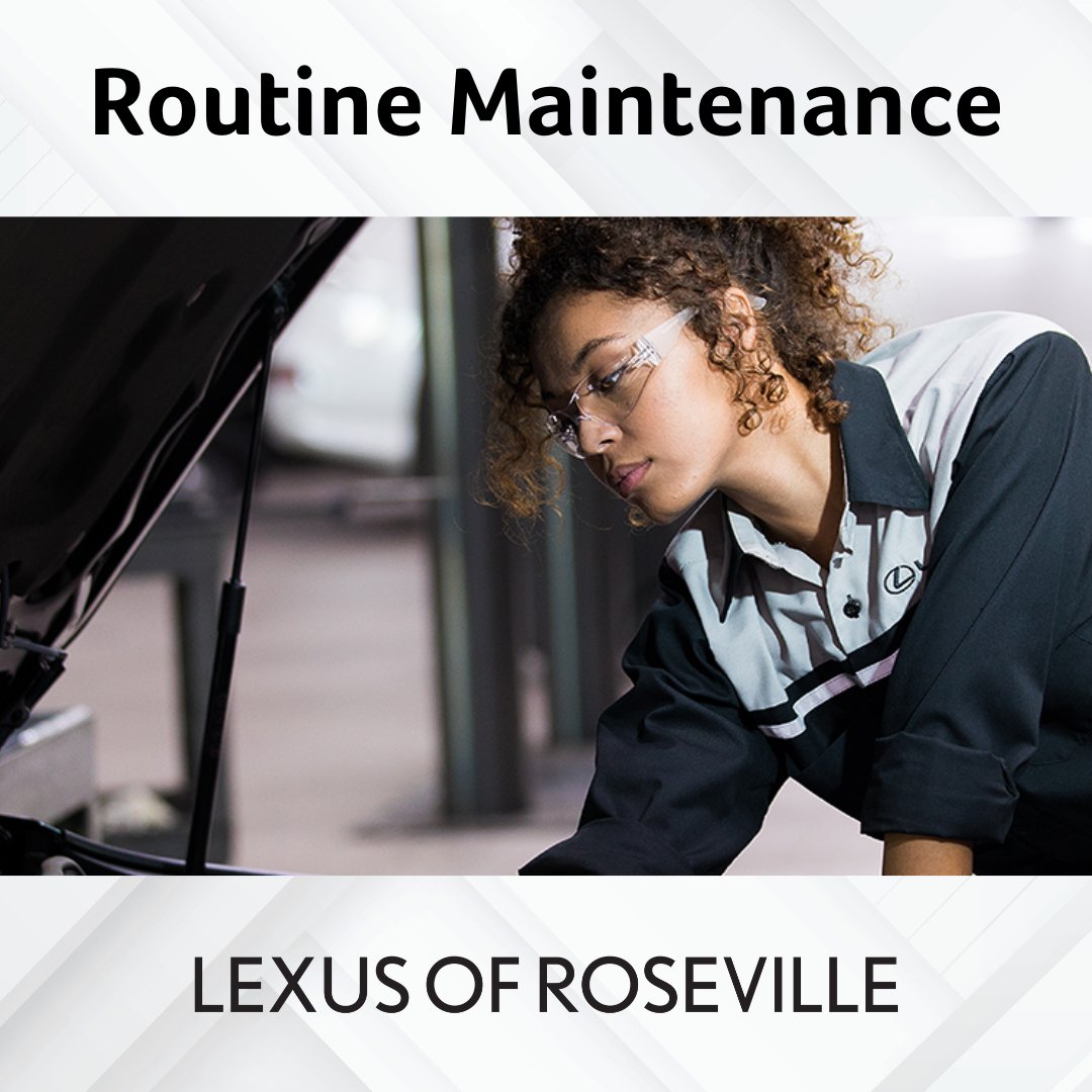 Schedule your routine maintenance with us! Visit the link below to learn more. bit.ly/3H95kvJ #lexusservicecenter #routinemaintenance #lexus #luxurycar #lexusofroseville