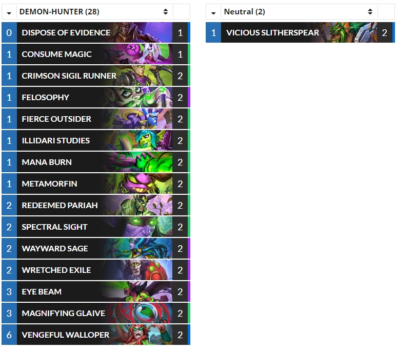 Hearthstone Top Decks💙 on Twitter "(Wild) cntryk_'s Early 6 Legend