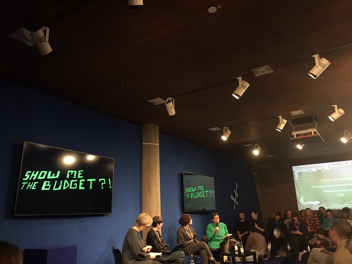 #showmethebudget <a href="/transmediale/">transmediale</a> 🙌🏻