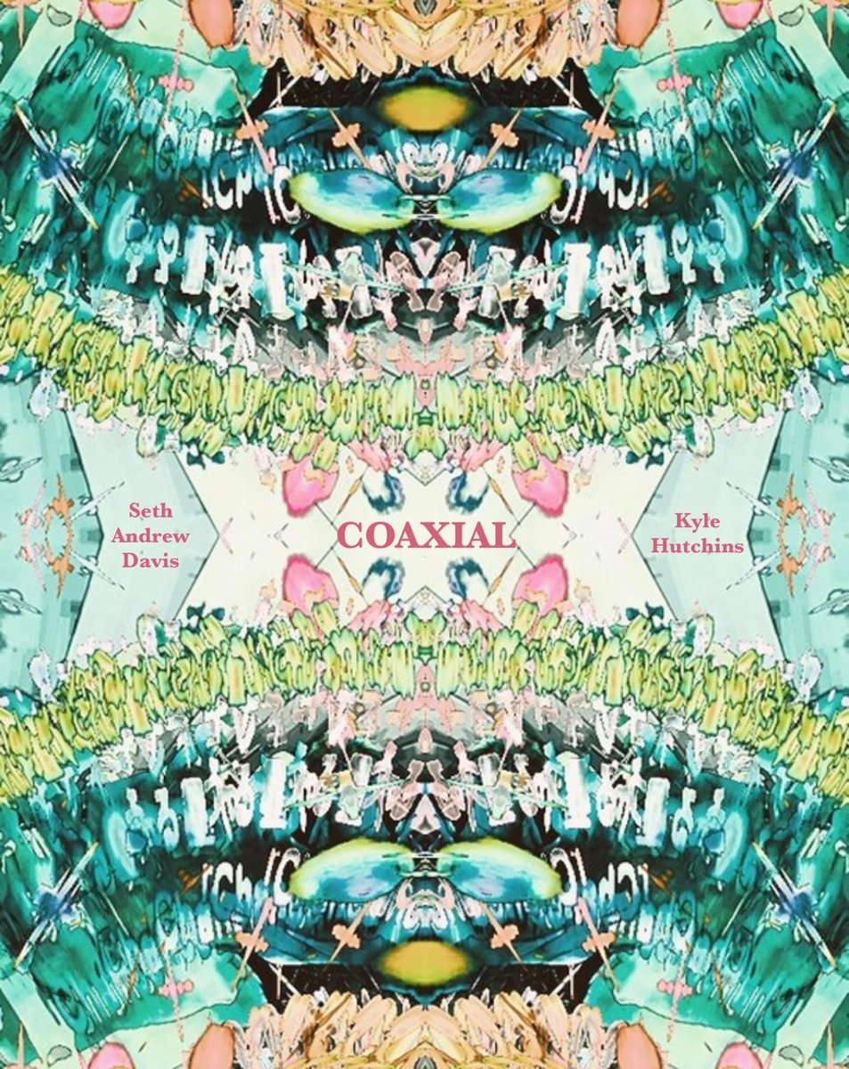 Out today!  

Coaxial is the duo of Kyle Hutchins (saxophone) and <a href="/HermitWizard234/">Seth Andrew Davis</a> (electric guitar, laptop, electronics). The album features 8 improvisations recorded in Kansas City in June 2022.

motherbrainrecordskc.bandcamp.com/album/coaxial