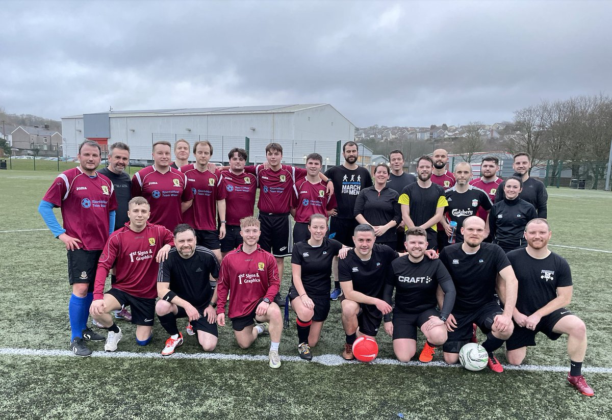 TCSPhysicalEd's tweet photo. TCS Staff Football were victorious this afternoon in their debut match v @TCS_HWB 4-1🤩
Goals from Freter, Alexander and Williams saw is ramp home with the victory - Mr Williams with the POTM performance⚽️
Thanks Ton for the match - a brilliant laugh! https://t.co/da784mVDQE