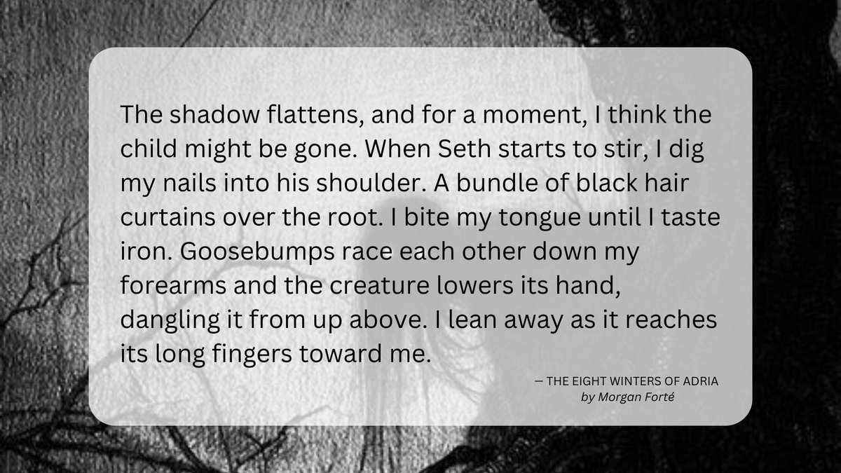 morganforte's tweet photo. A little spooky for your Friday #snippet #WIPlift #amwriting #adulthorror https://t.co/0kBN7hxwJ6