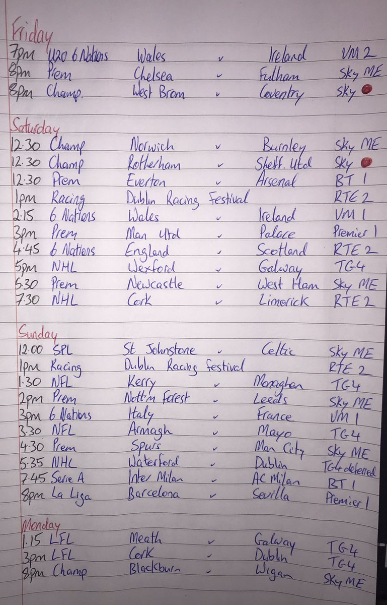 Massive weekend ahead and by god do we love a bank holiday! Weekends schedule below ⬇️ enjoy it folks💃