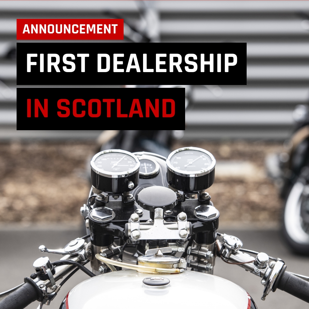 Scotland, the wait is over…

@SaltireMcycles has just been introduced as our first dealership in Scotland, Edinburgh. 
Now you can test ride our bonnie bikes on some of the most beautiful driving routes in the world 😉 
#newdealer #BSA #scotland #scotlanddealer #motorcycles