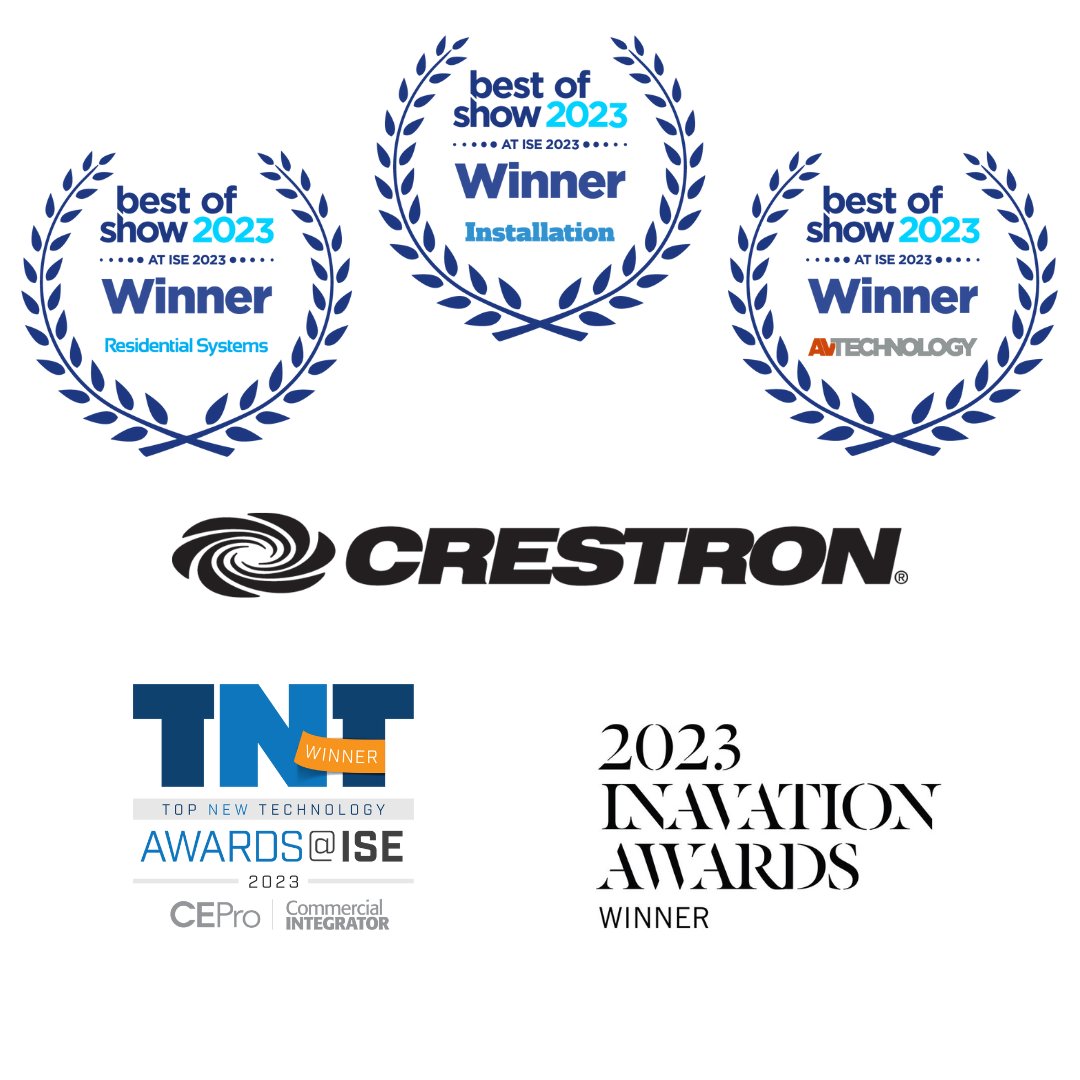 Crestron's tweet image. #ISE2023 was a huge success! Thank you to everyone involved in selecting Crestron for 9 awards. 

Learn more about these awards: ow.ly/rn9H50MJ72T 

@inavate @commintegrator @ce_pro @ResiSys @SCNmag @Install8ion