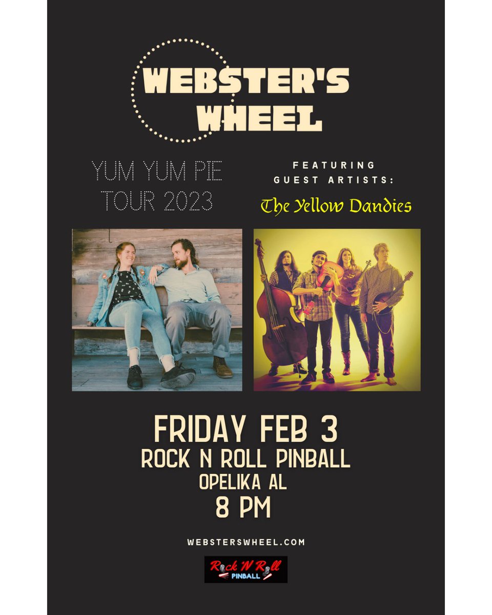 TONIGHT! Come on out and celebrate the sunshine with us 🌻 The Yellow Dandies Rock 'N Roll Pinball
#auburnopelika