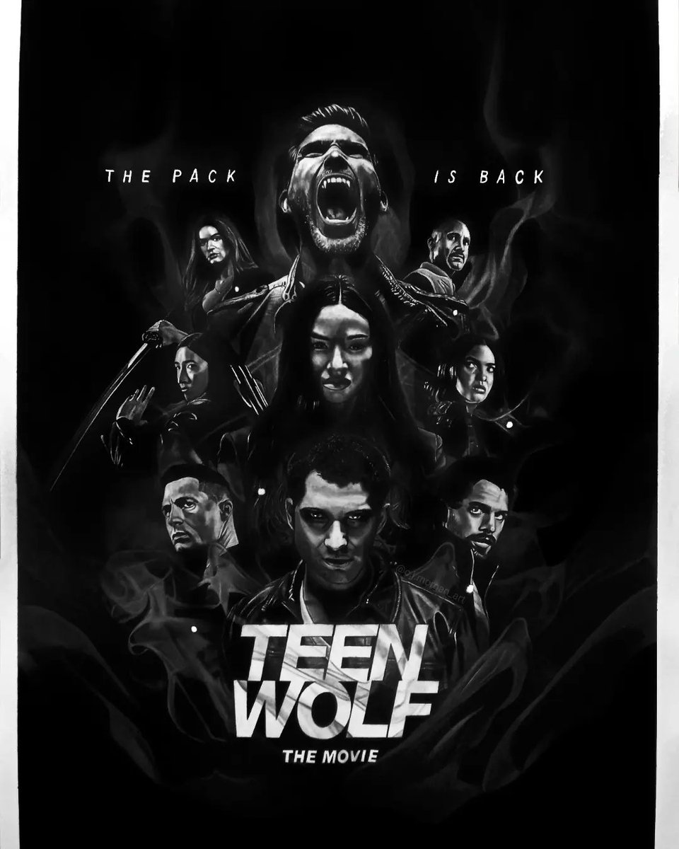The pack is back 🐺 #TeenWolfMovie #TeenWolf 

instagram.com/c.j.morgan_art/

@paramountplus @MTVteenwolf