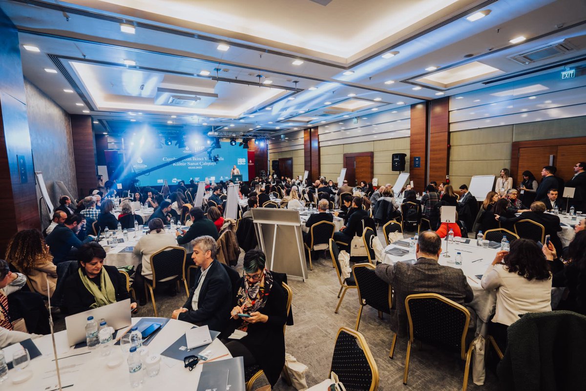 mhrpolat's tweet photo. Cumhuriyetin 100. yılında İstanbul’un kültür kurumları ile bugün “Cumhuriyetin İkinci Yüzyılında Kültür Sanat Çalıştayı”nı gerçekleştirdik. 

65 kurumun katıldığı çok değerli tartışmaları kamuoyuna sunacağız. 100. yılda yepyeni kültür sanat politikalarını hep birlikte üreteceğiz. https://t.co/06UNsSRrpL