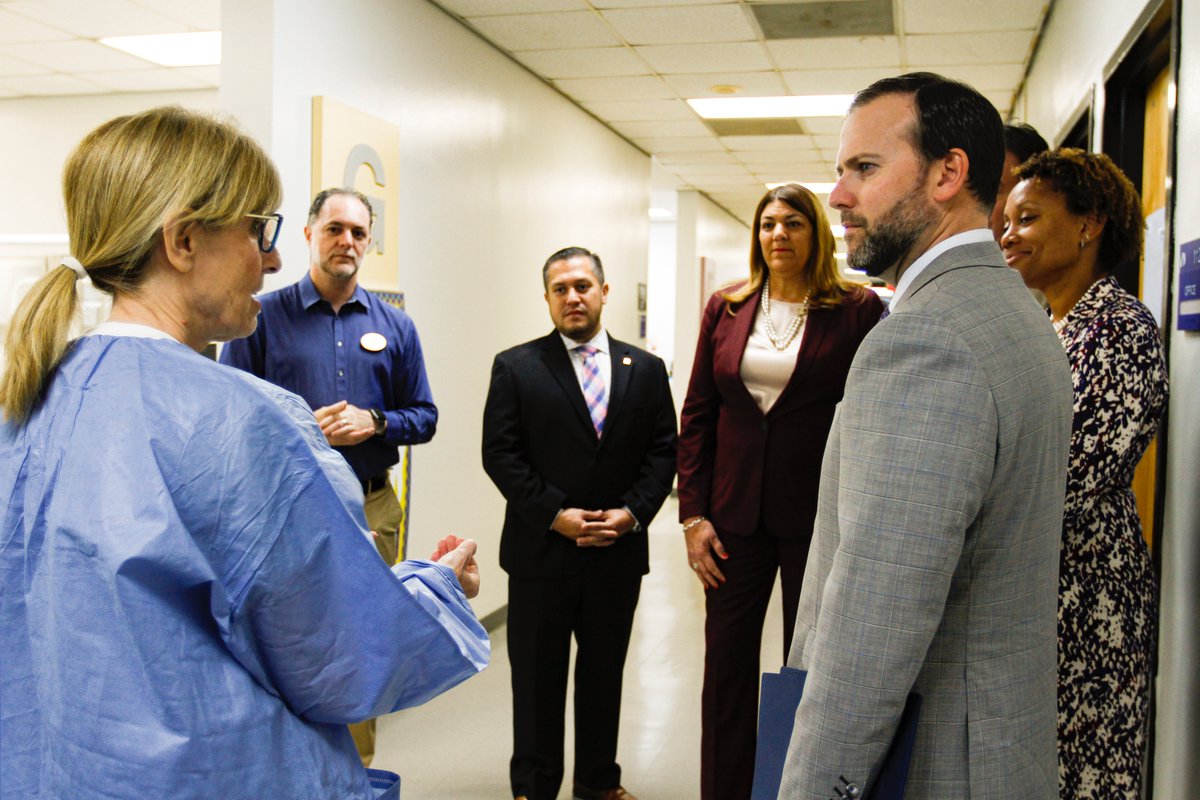 mdcpresident's tweet photo. Thank you to speaker @ChrisSprowls for touring our state-of-the-art simulation hospital. Your support for workforce training at #MDC is deeply appreciated and we look forward to continuing to work with you to prepare the next generation of healthcare leaders. #FloridaWorkforce https://t.co/3dQ6lrRFyP