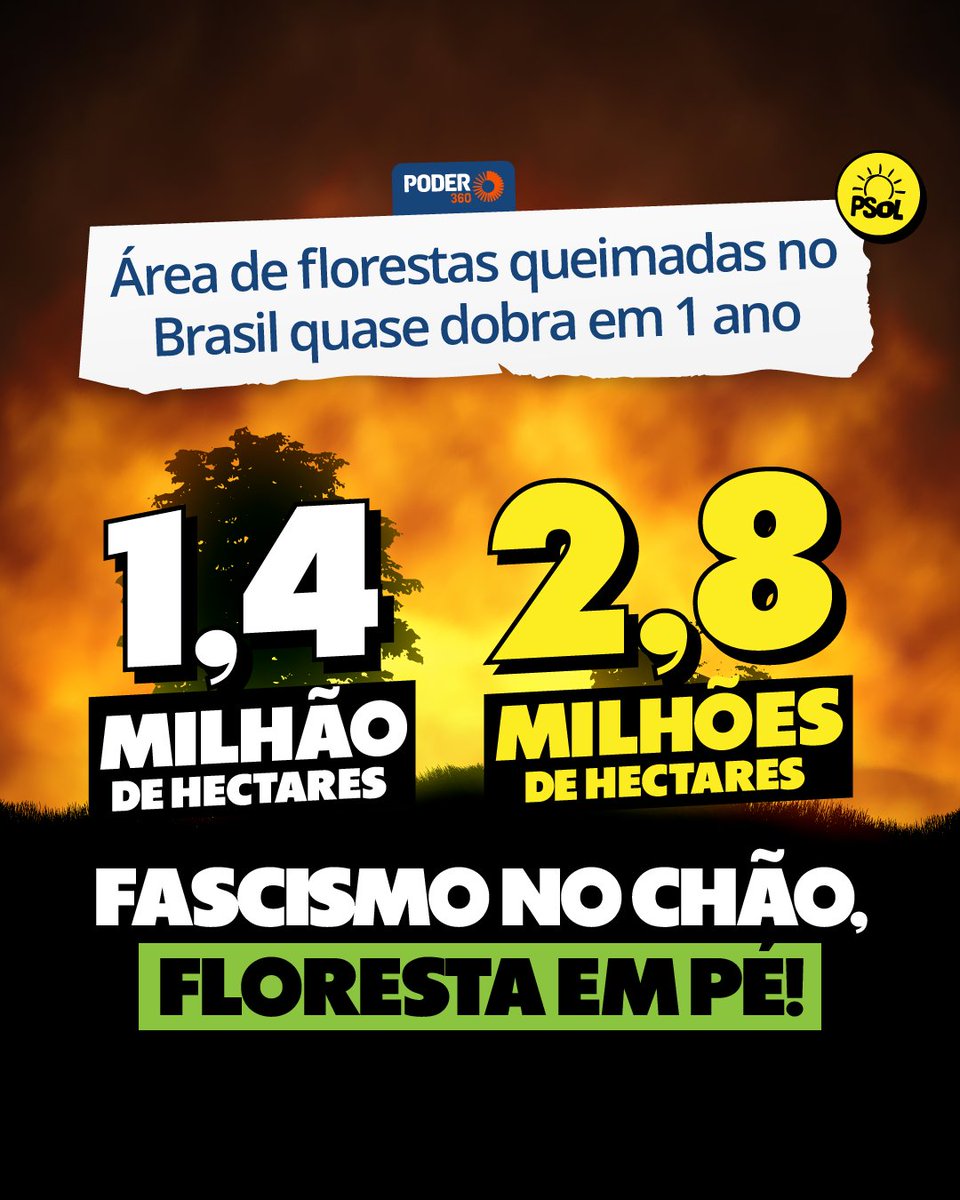 Justiça pelas florestas é Bolsonaro preso!