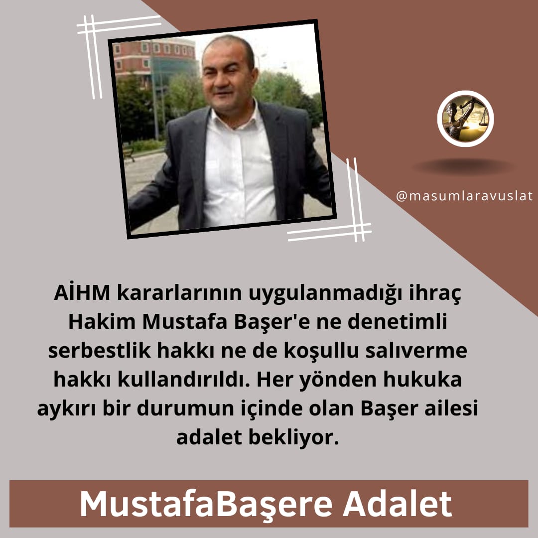 Adalet bekliyoruz.. sadece Adalet.. 

🟥
🟥 MustafaBaşere Adalet
🟥